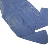 CARHARTT Mens Blue Denim Dungarees Regular Fit Cotton Blend XL W43 L30 Workwear