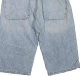 JACK&JONES Mens Shorts Blue Casual L W36 Cotton Blend Relaxed Fit Summer