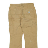 CARHARTT Mens Jeans Beige Regular Straight Denim Raw Cotton Blend W30 L29