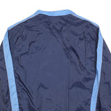 NIKE Mens Blue & Light Blue Track Jacket XL Nylon Plain Zip Sportswear