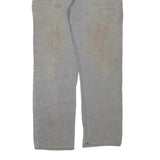 CARHARTT Mens Cotton Blend Grey Regular Fit Straight Leg Trousers W32 L32