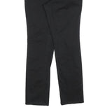 DICKIES Womens Cotton Blend Black Slim Slim Fit Straight Leg Trousers W30 L30