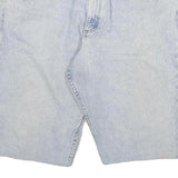 WRANGLER Mens Shorts Blue Denim 2XL W36 Classic Cotton Blend Comfort