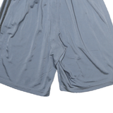 ADIDAS Mens Grey & Black Sports Shorts M W24 Polyester Blend Comfortable Fit
