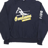 CHAMPION REVERSE WEAVE Mens Navy Onekama Ski Team Pullover Hoodie XL
