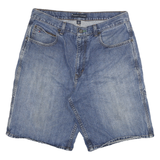 TOMMY HILFIGER Mens Denim Blue Cotton Shorts XL W34 Casual Pocketed