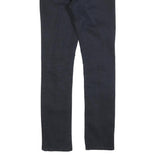 LEVI'S 471 Womens Jeans Black Slim Skinny Denim W26 L31 Stylish Zip Fastening