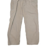 CARHARTT Mens Beige Cotton Canvas Relaxed Straight Trousers W32 L30 Workwear