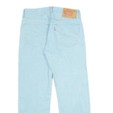 LEVI'S 501XX Mens Jeans Blue Classic Straight Denim Light W32 L30 Button Closure