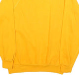 Mens Yellow Officer Training School Sweatshirt Crew Neck S Cotton Blend Casual