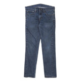 LEVI'S 511 Mens Slim Skinny Denim Medium Blue Cotton Blend W31 L30 Zip Jeans