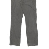 CARHARTT Mens Jeans Grey Regular Fit Straight Denim W34 L36 Workwear Utility
