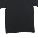 CHAMPION Mens Black Graphic T-Shirt L Short Sleeve Crew Neck Cotton Blend