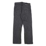 LEE Mens Regular Fit Black Denim Jeans Cotton Blend Zip W32 L32 Classic Style