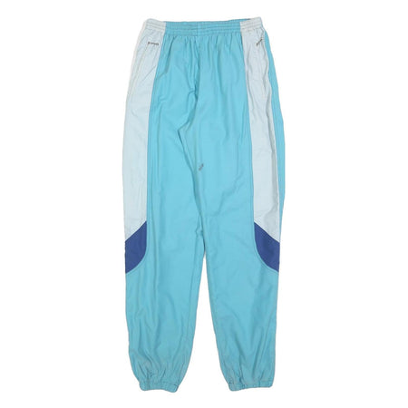 Mens Joggers Blue & White Relaxed Tapered S W26 L32 Polyester Blend Sports