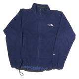 THE NORTH FACE Mens Blue Classic Jacket M Polyester Plain Zip Up Outdoor