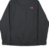 THE NORTH FACE Womens Black Pink Logo Outdoor Jacket M Polyester Blend Zip