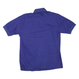 POLO RALPH LAUREN Mens Blue Short Sleeve Crest Logo M Cotton Blend Polo Shirt