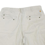 CARHARTT Mens Shorts Beige Casual Relaxed Fit L W38 Durable Workwear
