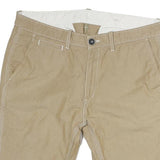Mens Beige Casual Cotton Shorts M W34 Stylish Regular Fit Comfortable