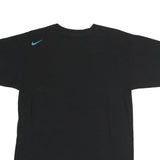 NIKE Mens Black Blue Graphic T-Shirt M Short Sleeve Crew Neck Cotton Casual