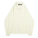 MAMMUT Womens Cream & Yellow Shirt M Lightweight Outdoor Style Button Closure