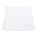 FILA Womens White Skater Short Skort Polyester Blend M Casual Activewear