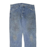 DICKIES Mens Regular Fit Blue Denim Jeans W38 L33 Workwear Zip Closure