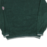 SDI Mens Green Plain Pullover Jumper Crew Neck Basic Knit L Casual Wear