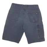 DICKIES Mens Shorts Blue Cargo Cotton Blend L W36 Workwear Relaxed Fit
