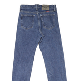WRANGLER Womens Regular Blue Denim Jeans Cotton Blend W23 L28 Classic Zip