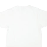 HANES Mens White Crew Neck Short Sleeve Classic Cotton Blend M T-Shirt Plain