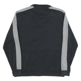 PUMA Mens Black & Grey Zip Jacket L Cotton Blend Sportswear Casual Track Top