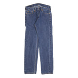 LEVI'S 505 Mens Jeans Blue Regular Straight Denim Medium W30 L32 Classic Fit Zip