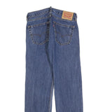 LEVI'S 505 Mens Jeans Blue Regular Straight Denim Medium W30 L32 Classic Fit Zip