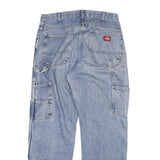 DICKIES Mens Blue Regular Straight Denim Light W30 L30 Casual Workwear Jeans