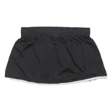 ADIDAS Womens Black Mini Polyester Skirt L Sports Tennis Casual Activewear
