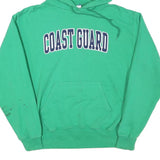 CHAMPION Mens Green Coast Guard Pullover Hoodie M
