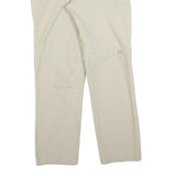 HIGH COLORADO Mens Cotton Blend Beige Slim Straight Trousers W28 L30 Casual