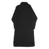 GAP Womens Black Cotton Roll Neck Sweater Dress Knit Long Sleeve S Comfortable