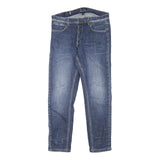 GAUDE JEANS Mens Blue Relaxed Straight Denim Fair W31 L29 Casual Wear