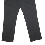 DICKIES Mens Regular Fit Black Cotton Blend Denim Jeans W38 L31 Workwear Zip