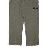 DICKIES Mens Cotton Blend Green Regular Fit Straight Leg Trousers W34 L30