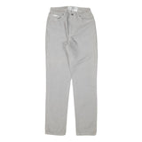 CALVIN KLEIN JEANS Womens Grey Regular Fit Straight Denim Woven W26 L31 Classic