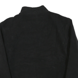 NFL Mens Black Super Bowl XL1 Zip Jacket L Polyester Blend Plain Casual Sport