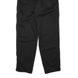 CASUAL LAND Mens Cotton Blend Black Regular Trousers W32 L34 Zip Closure