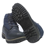 TIMBERLAND Mens Dark Blue Ankle Boots Synthetic UK 8.5 Durable Outdoor Casual