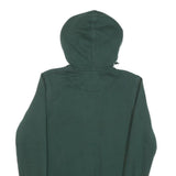 NIKE Mens Green Athletics Full Zip Hoodie M Sportswear Casual Cotton Blend