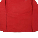 THE NORTH FACE Womens Red & Grey Zip Jacket XL Polyester Blend Fleece Outdoor