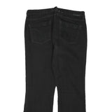 CALVIN KLEIN JEANS Womens Regular Black Denim Straight Fit Zip W30 L27